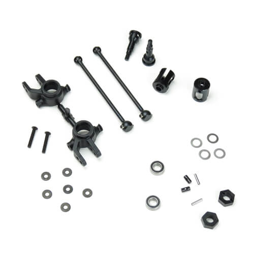 TKR6851X - M6 Driveshafts Kit (front, 4X4 Slash/Stampede/Rustler TKR6851X - M6 Driveshafts Kit (front, 4X4 Slash/Stampede/Rustler