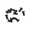 TKR1322 - M3x8mm Flat Head Screws (black, 10pcs)