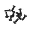 TKR1323 - M3x10mm Flat Head Screws (black, 10pcs)