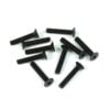 TKR1327 - M3x16mm Flat Head Screws (black, 10pcs)