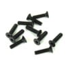 TKR1346 - M4x15mm Flat Head Screws (black, 10pcs)