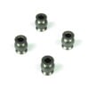 TKR5053A - Pivot Balls (6.8mm, flanged, outside camber, aluminum, 4pcs)