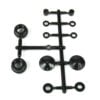 TKR6008 - Shock Shaft Guide, Piston and Bushing Set (for 2 shocks)