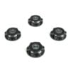 TKR5116C – Wheel Nuts (RC Logo, 17mm, serrated, gun metal anodized, M12x1.0, 4pcs)