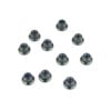 TKR1211 - M3 Locknuts (flanged, black, 10pcs)