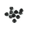 TKR1212 - M4 Locknuts (flanged, black, serrated, 10pcs)