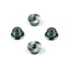 TKR1213 - M4 Locknuts (aluminum, flanged, GM ano, serrated, 4pcs)