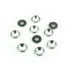 TKR1220 - M3 Countersunk Washers (aluminum, natural, 10pcs)