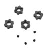 TKR5571M - Wheel Hexes (steel w/ set screw, lightened, 12mm, SCT410/SL)