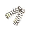 TKR8766 - LF Shock Spring Set (front, 1.6x9.7, 4.47lb/in, 75mm, yellow)