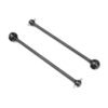 TKR8072 - Driveshafts (f/r, hardened steel, 2pcs)