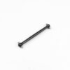 TKR6599 - Tapered Driveshaft (center, rear, 7075, black ano, EB410)