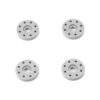 TKR6705B - Shock Piston Set (8x1.2, 8x1.3, flat/flat, 13mm, 4pcs)