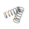 TKR7044 - Shock Spring Set (front, 1.4x7.125, 5.75lb/in, 50mm, orange)