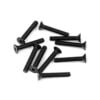 TKR1350 - M4x25mm Flat Head Screws (black, 10pcs)