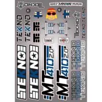 MT410 2.0 Sticker Sheet from Tekno RC