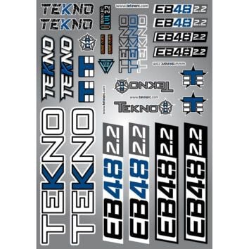 EB48 2.2 Tekno RC sticker sheet image