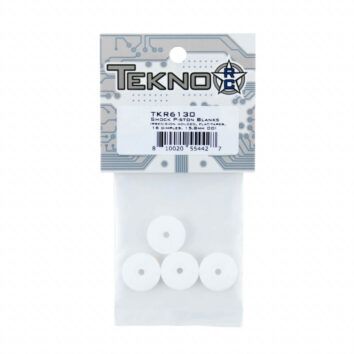 TKR6130 Bagged Tekno RC TKR6130 Shock Piston Blanks (flat/taper, 15.8mm, precision molded,16 dimples) bagged