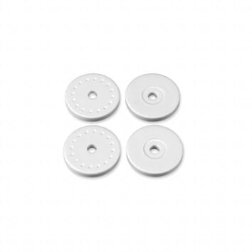 Tekno RC TKR6131 Shock Piston Blanks (flat/flat, 15.8mm, precision molded, 16 dimples)