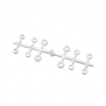 TKR6195-1 TKR6195 Tekno Shock Shaft Guide Set (precision molded, POM, for 16mm shocks) Tree