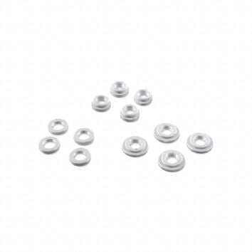 Tekno RC TKR6195 Shock Shaft Guide Set (precision molded, POM, for 16mm shocks)