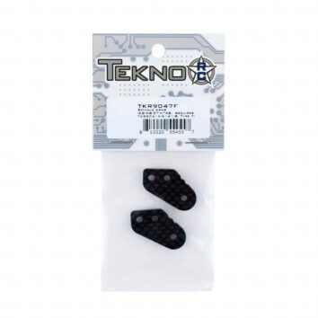 TKR9047F Bagged Tekno RC Spindle Arms (EB/NB/ET/NT48, req TKR9041X/9141/B, Type F) in sealed plastic packaging