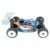 Elevated passenger side view of RC car body