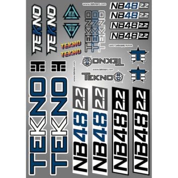NB48 2.2 Sticker Sheet from Tekno RC