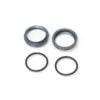 TKR6013B - Shock Adjustment Collars (short, aluminum, GUN METAL ano, 2pcs)