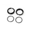 TKR6013BK - Shock Adjustment Collars (short, aluminum, BLACK ano, 2pcs)