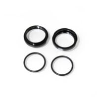 TKR6013BK - Shock Adjustment Collars (short, aluminum, BLACK ano, 2pcs)