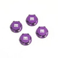 TKR5116BP - Wheel Nuts (T Logo, 17mm, serrated, PURPLE ano, M12x1.0, 4pcs)