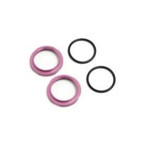 TKR6013BN - Shock Adjustment Nuts (short, aluminum, PINK ano, 2pcs)